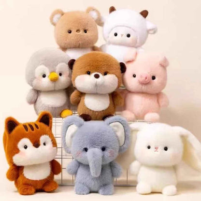 photo de famille de eluche bebe animaux