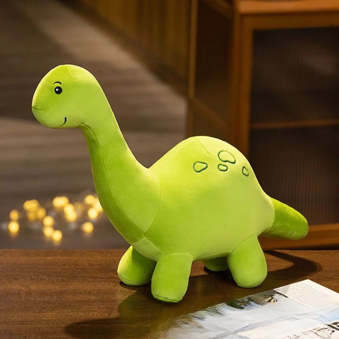 peluche-dinosaure-colorée-moelleuse