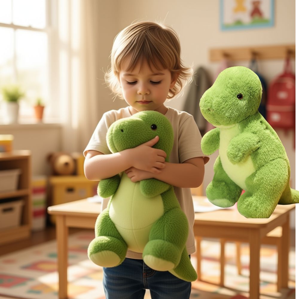 peluche dinosaure douce, et moelleuse rassurante