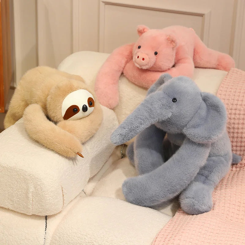 3 peluches lestées