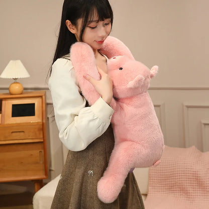peluche lestée modèle cochon rose mignon