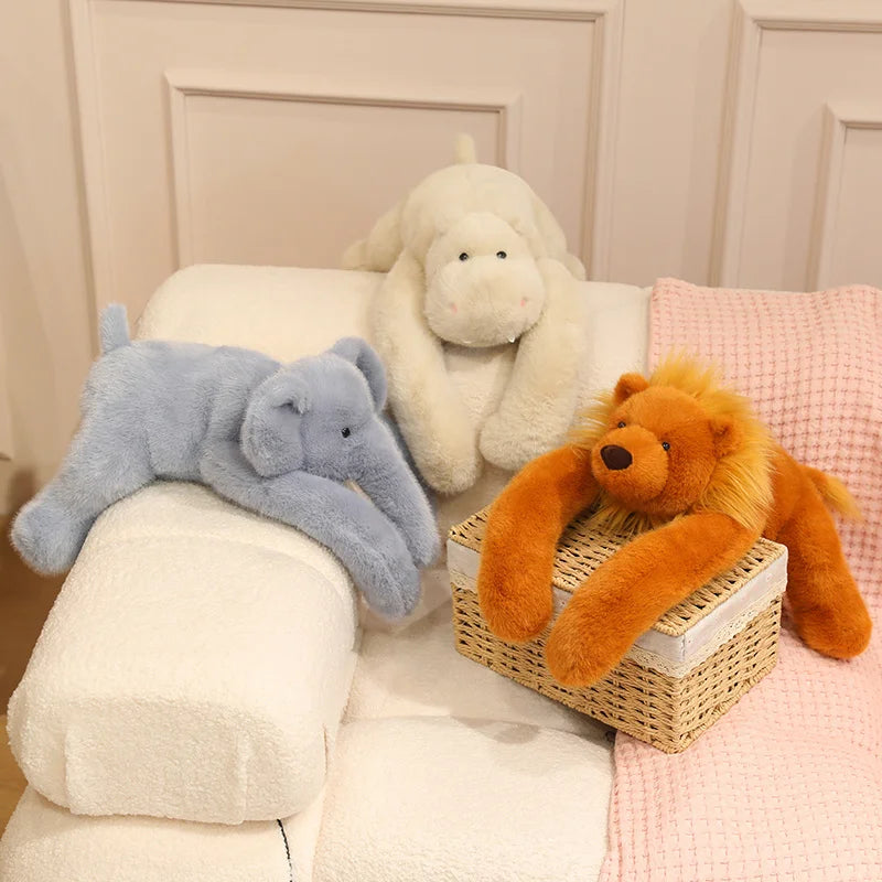 peluche lestée aux longs bras magnifiques pour faire de vrais câlins