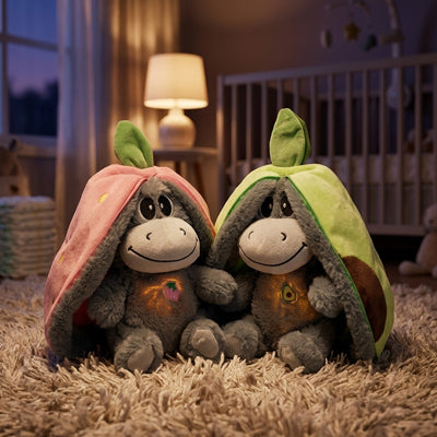 Peluche qui respire,  anti-stress, veilleuse pour enfant, aide à l'endormissement.