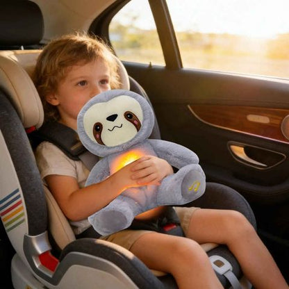 peluche qui respire et oue de la musique portable en voiture:Moi-Paresseux™