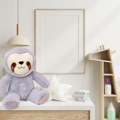 la peluche qui respire grise en forme de singe paresseux douce et mignonne