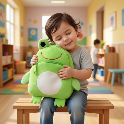 petit sac à dos pour vos petits enfants, calme l'anxiété de séparation un doudou secret pour 2-6ans