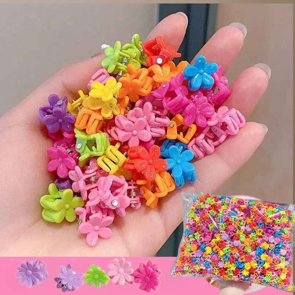 pince à cheveux pack de 100 en fleurs miniatures