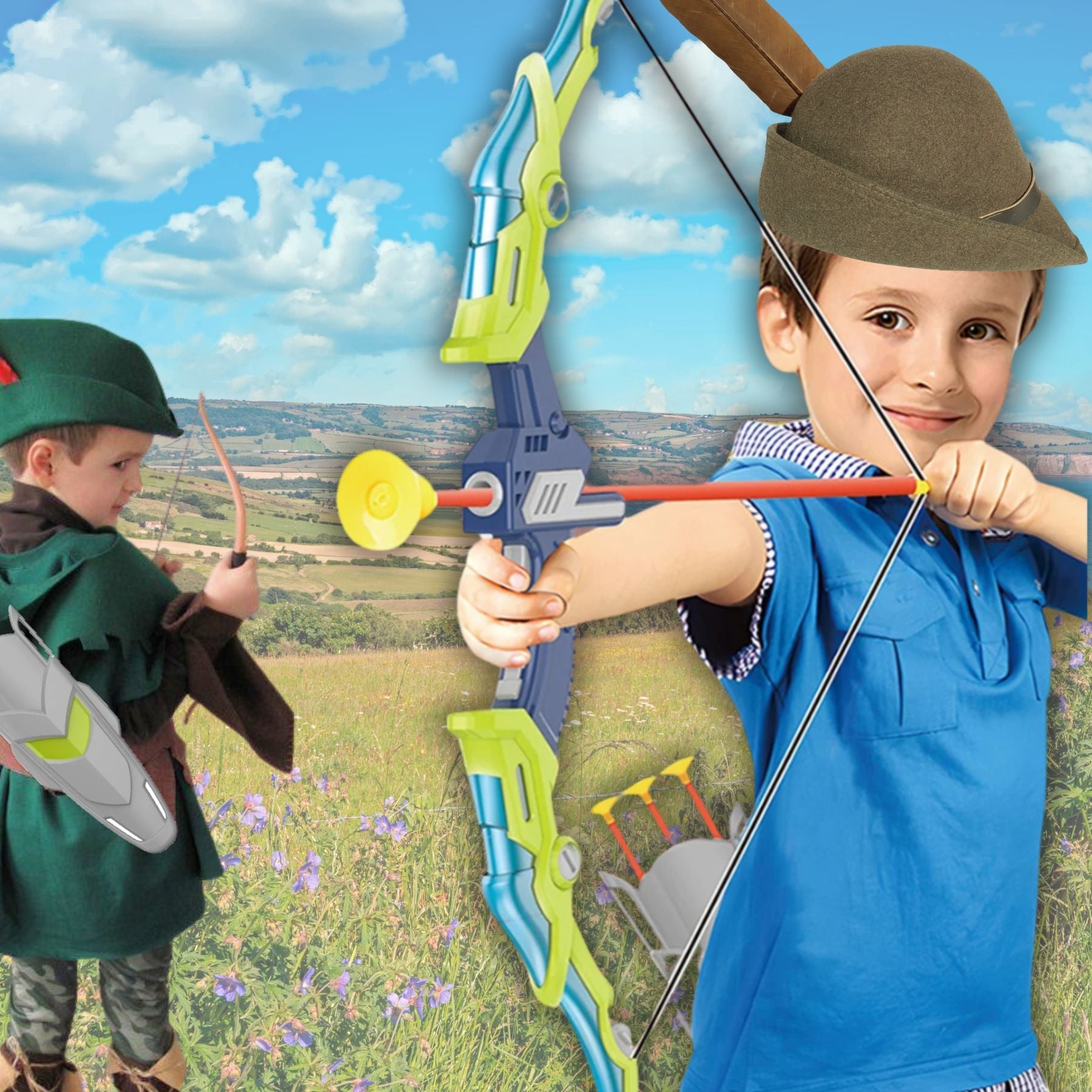 PLEIN AIR: Tir à l'Arc Lumineux 3 À 12 ANS🏹🎯 - JEUX - FOCUS