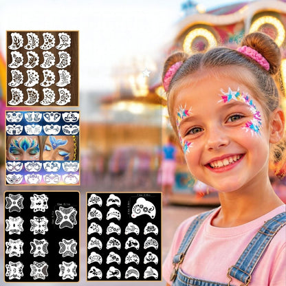 pochoir maquillage halloween plus