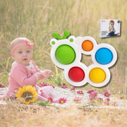 Pop it bebe pour découvrir les sens la vue et le toucher