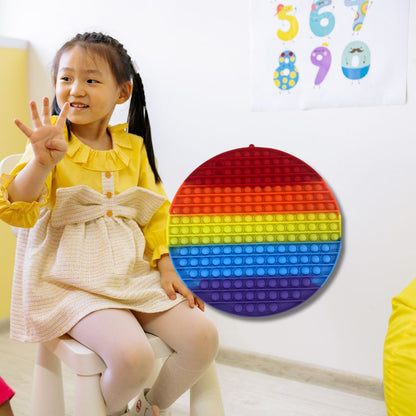 pop it xxl pop it cercle arc-en-ciel