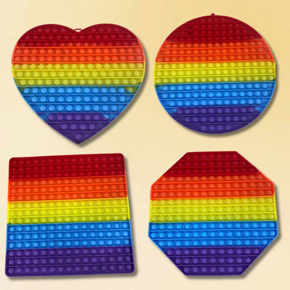 pop it 4 formes géométrique xxl