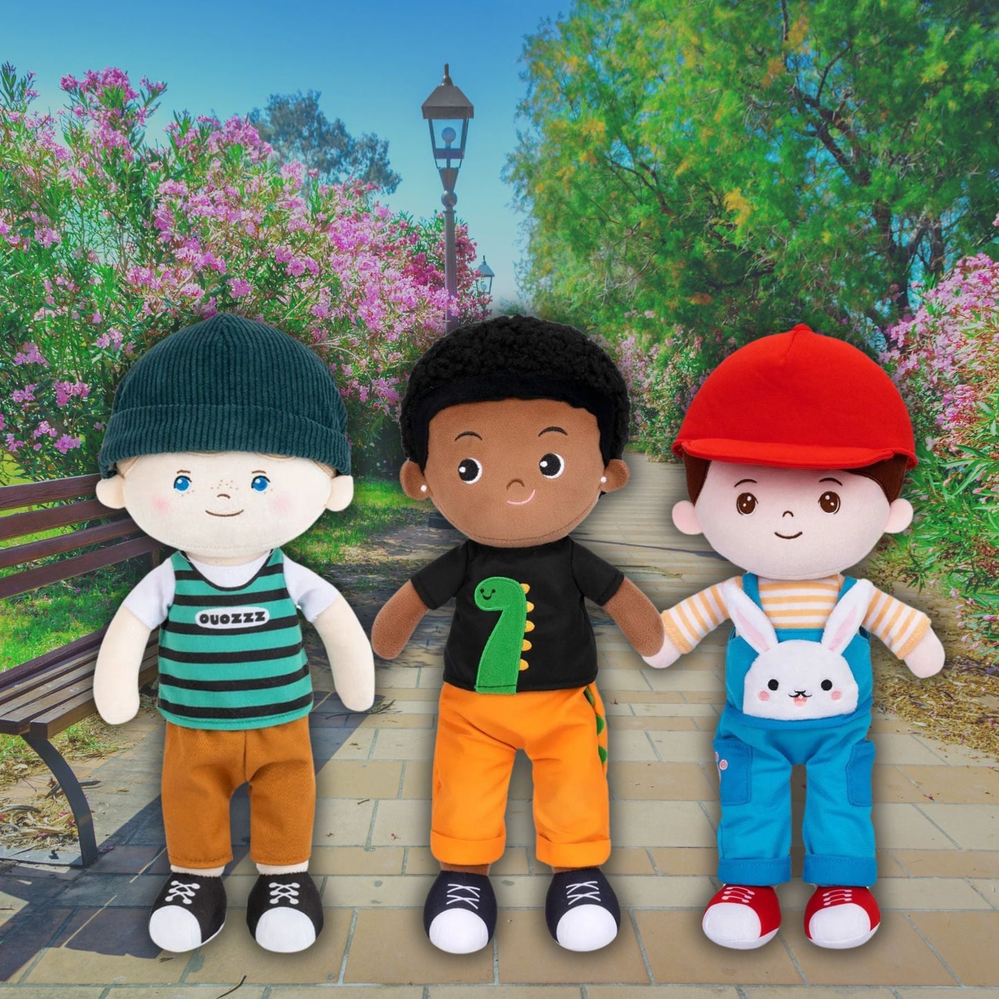 Poupée de chiffon garçon parfaite Doudou, Peluche, Mignon en trois modèles