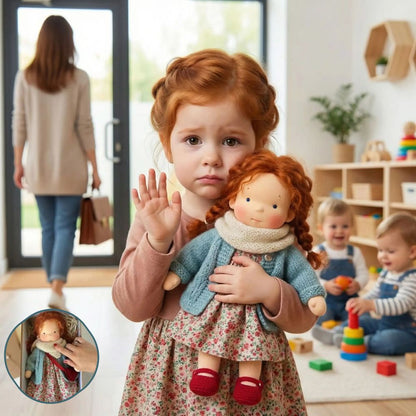 la poupée en chiffon waldorf rassure et réconforte l enfant lors des séparation plus difficile le matin