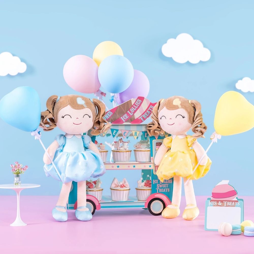 doudou fille poupée chiffon fillette reconfortant cadeau bébé