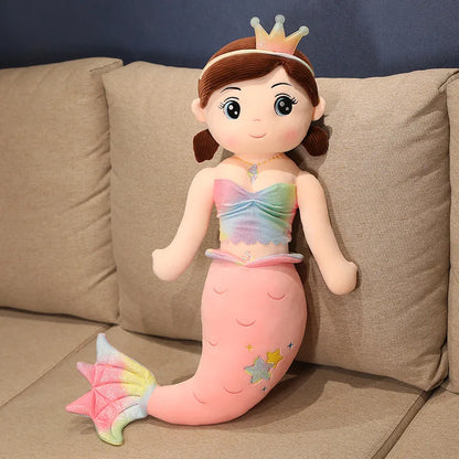 poupée pour fillette petite sirène au cheveux brunun seule morceau, sécuritaire même pour les bébé