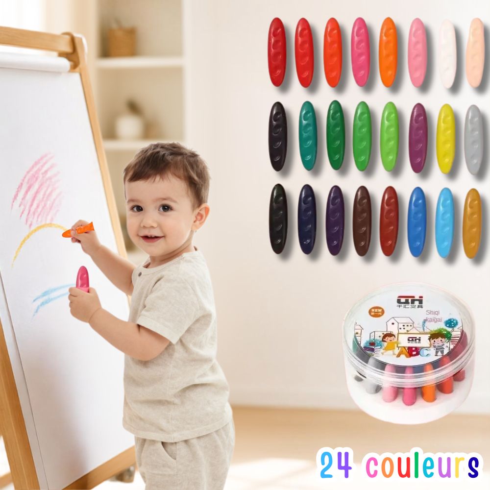 premier crayon bébé pour enfant de 1an à 5 ans craie pour le développement de l'enfant préscolaire; motricité