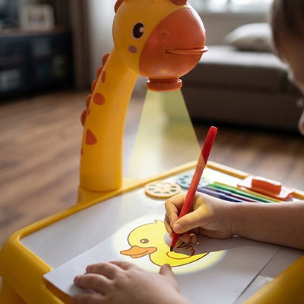 projecteur dessin modèles girafe pour coin artistique d enfant de 3 a 6ans taille large ou petite
