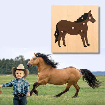 Puzzle bois Animaux | Éveil & Découvertes