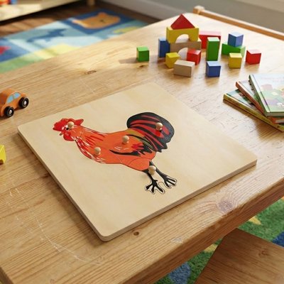 Puzzle bois découverte du monde animal dès 3ans