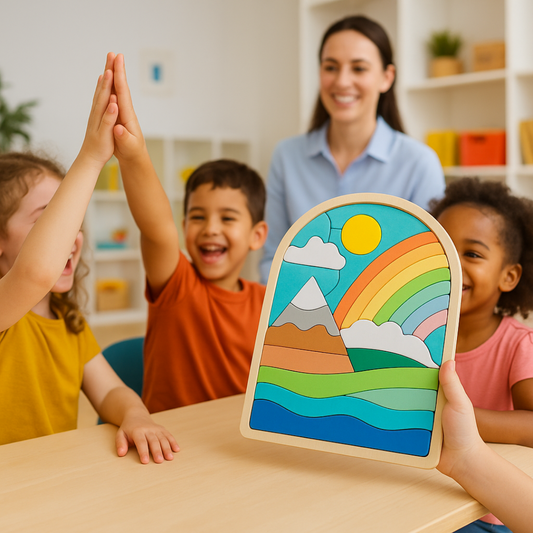 puzzle-en-bois-créatif-bloc-coloré-jeu-solo