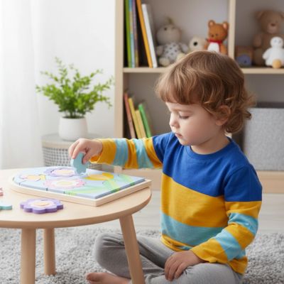 Puzzle en Bois |Blocks Arc-En-Ciel  Éducatif🧩