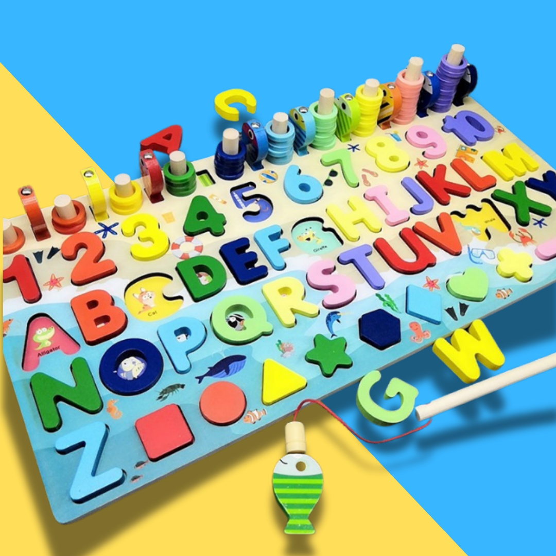 puzzle-enfant-3-ans-jeu-Montessori-éducatif-alphabet-chiffres-blocs-bois-colorés