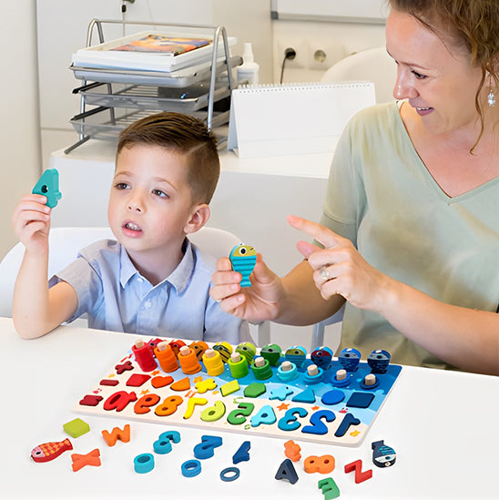 puzzle-enfant-3-ans-jeu-Montessori-éducatif-alphabet-chiffres-formes-géometrique-blocs-bois-manipulation-sensorielle