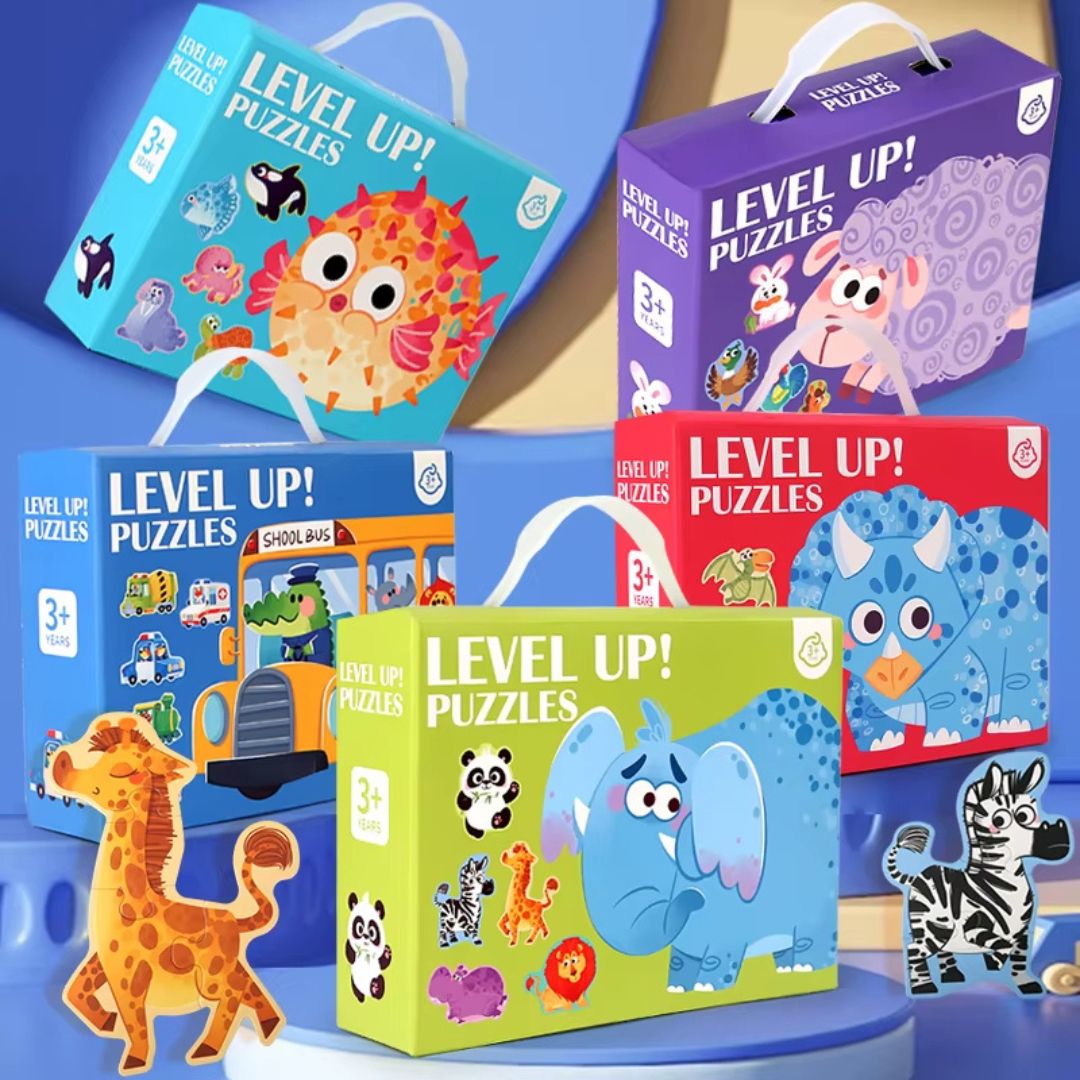 puzzle enfant 3 ans stimulation précoce coins rond doux 6 puzzles par boîte   plusieurs boites thématiques
