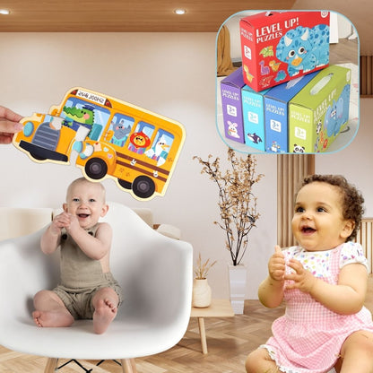 puzzle enfant 3 ans stimulation précoce coins rond doux