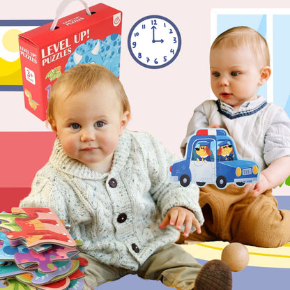 puzzle enfant 3 ans stimulation précoce coins rond doux 6 puzzles par boîte puzzle bebe bois 18 mois 2 ans