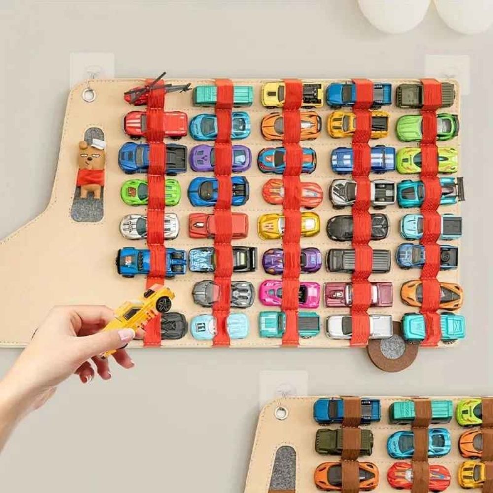 rangement mural pour jouet miniature comme petites voitures jouets