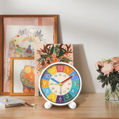 réveil enfant éducatif développer la capacité à lire l'heure analogique aiguilles  