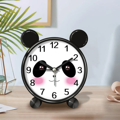 réveil-enfant-matin-Panda-noir-blanc-mignon-enfant-sans-fil