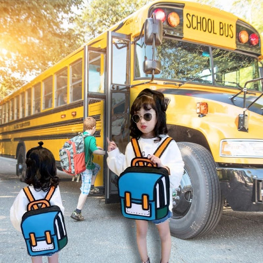 sac-a-dos-enfant-dessin-2-dimensions-cartoon-2-tailles