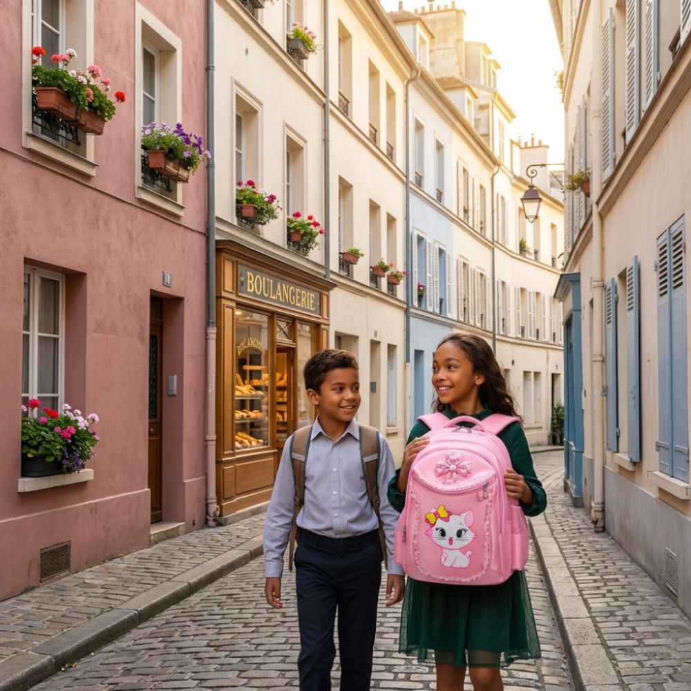sac a dos fille pour la rentrée scolaire bien équipée et organisée attirer les regard et démarrer de nouvelles amitiés