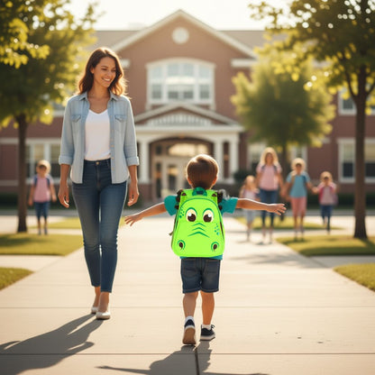 sac a dos matgernelle poursuivre le jeu sur la route de 'école le respect de la petite enfance.