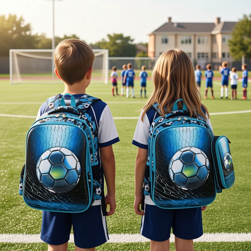 sacs à dos enfant cp 6-10ans fan de foot