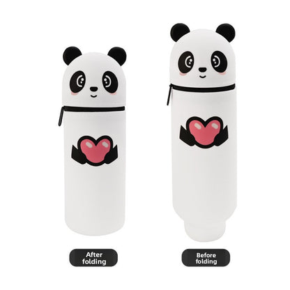 Three-Dimensional Retractable Foldable Pencil Case