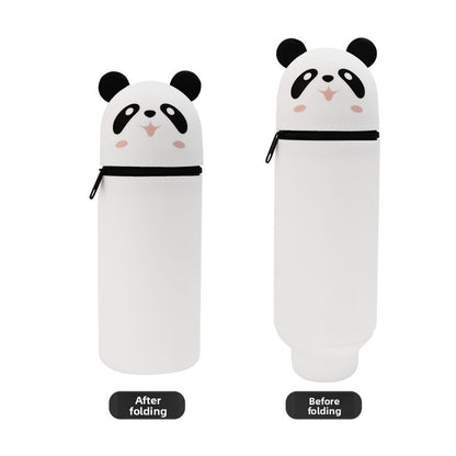 Three-Dimensional Retractable Foldable Pencil Case