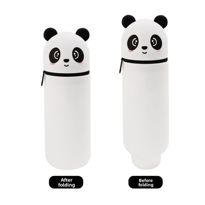 Three-Dimensional Retractable Foldable Pencil Case