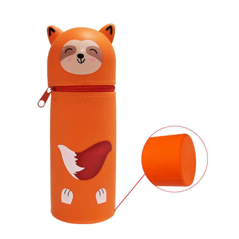 Three-Dimensional Retractable Foldable Pencil Case