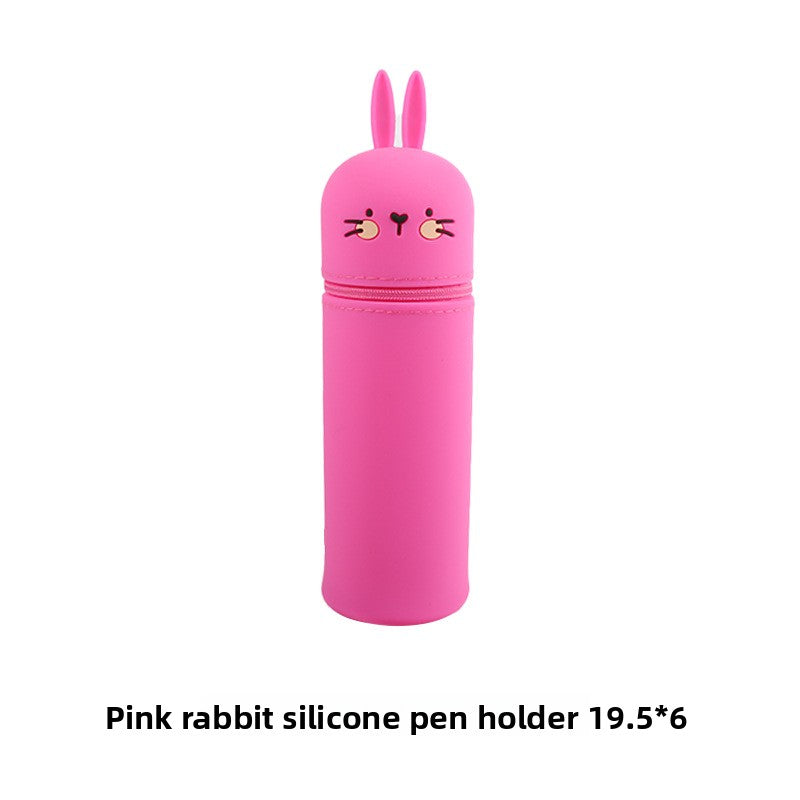 Cartoon Animal Silicone Pen Holder
