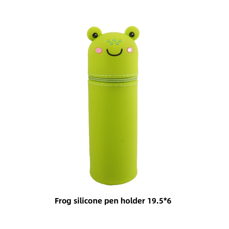 Cartoon Animal Silicone Pen Holder