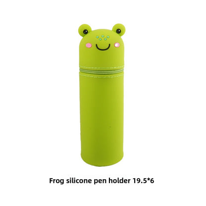 Cartoon Animal Silicone Pen Holder