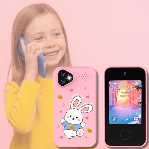 SMARTPHONE ENFANT|Jouet Éducatif sécuritaire sans Internet- Selfie-Phone™
