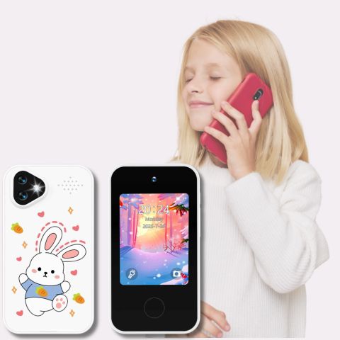 SMARTPHONE ENFANT|Jouet Éducatif sécuritaire sans Internet- Selfie-Phone™