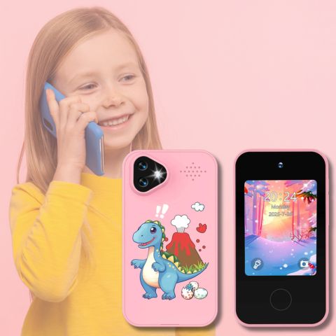SMARTPHONE ENFANT|Jouet Éducatif sécuritaire sans Internet- Selfie-Phone™