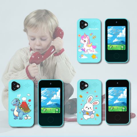 SMARTPHONE ENFANT|Jouet Éducatif sécuritaire sans Internet- Selfie-Phone™