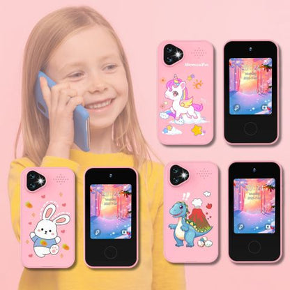 SMARTPHONE ENFANT|Jouet Éducatif sécuritaire sans Internet- Selfie-Phone™